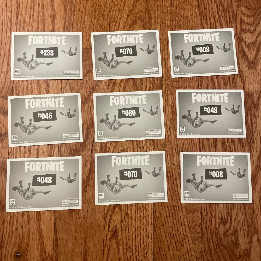 Lot of 116 Random Panini Fortnite Series 1 Stickers/Trading Cards! - Picture 3 of 15
